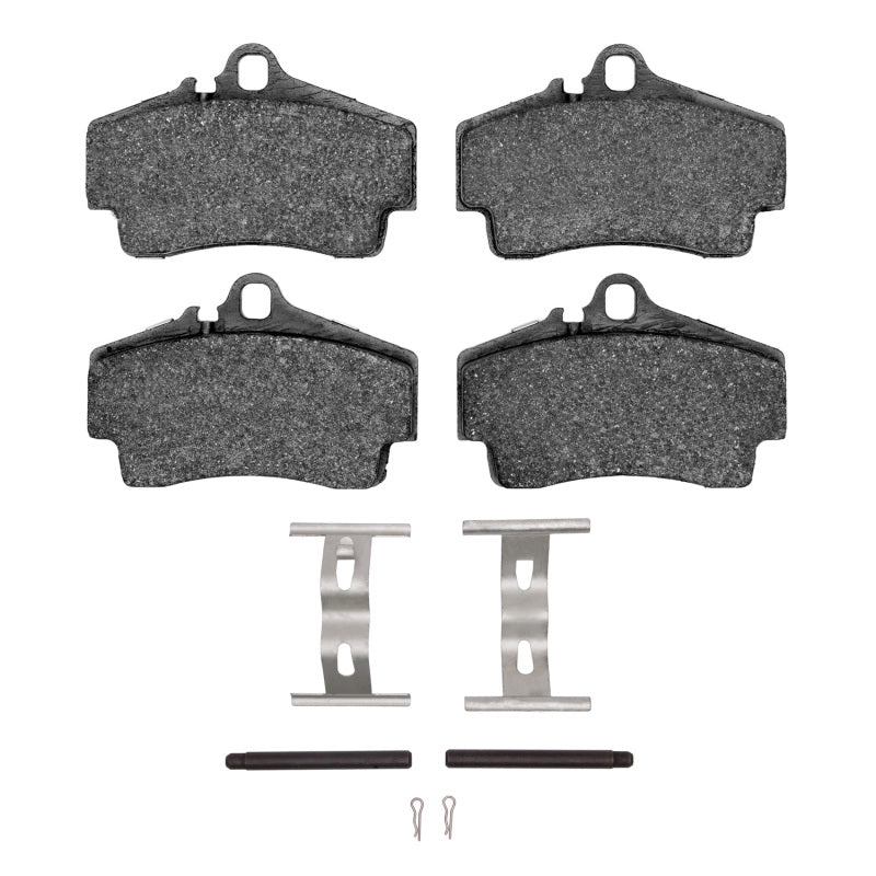 R1 Concepts OE brake pads and hardware kit for Porsche 911 R1 97-12 rear semi-metallic brake pads and hardware set