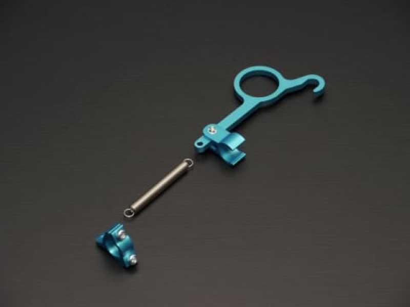 Cusco billet aluminum blue anodized oil level dip stick stopper for 2013+ Subaru FRS and BRZ engine covers.