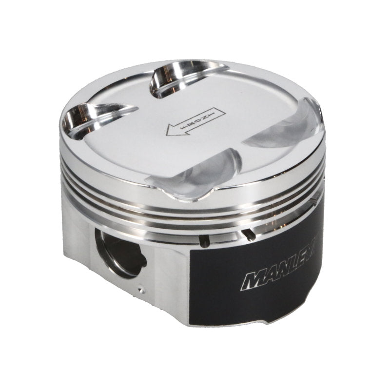 Manley Performance forged 86mm bore piston set for Toyota Supra 2JZGTE turbo engine, includes rings and 6-cylinder pistons.
