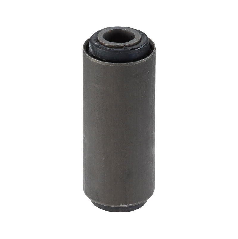 Moog rear lower and upper leaf spring bushings for 1997 Ford F-250 HD, shown with metal components and rubber bushings.