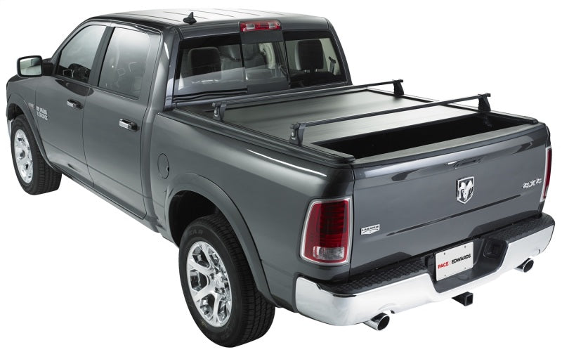 Pace Edwards UltraGroove retractable electric bed cover on a 2007-2017 Toyota Tundra CrewMax with 5ft 5in bed, shown installed.