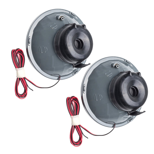 Oracle Lighting LED Halo Headlights for Jeep Wrangler TJ 97-06, pre-assembled with bright halo rings and clear lenses.