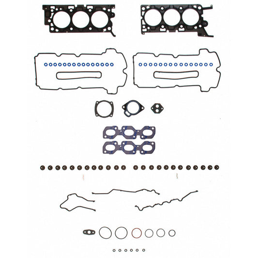 Fel-Pro Jaguar S-Type HS 26248 PT PermaTorque engine cylinder head gasket set showing multiple gaskets and sealing components.
