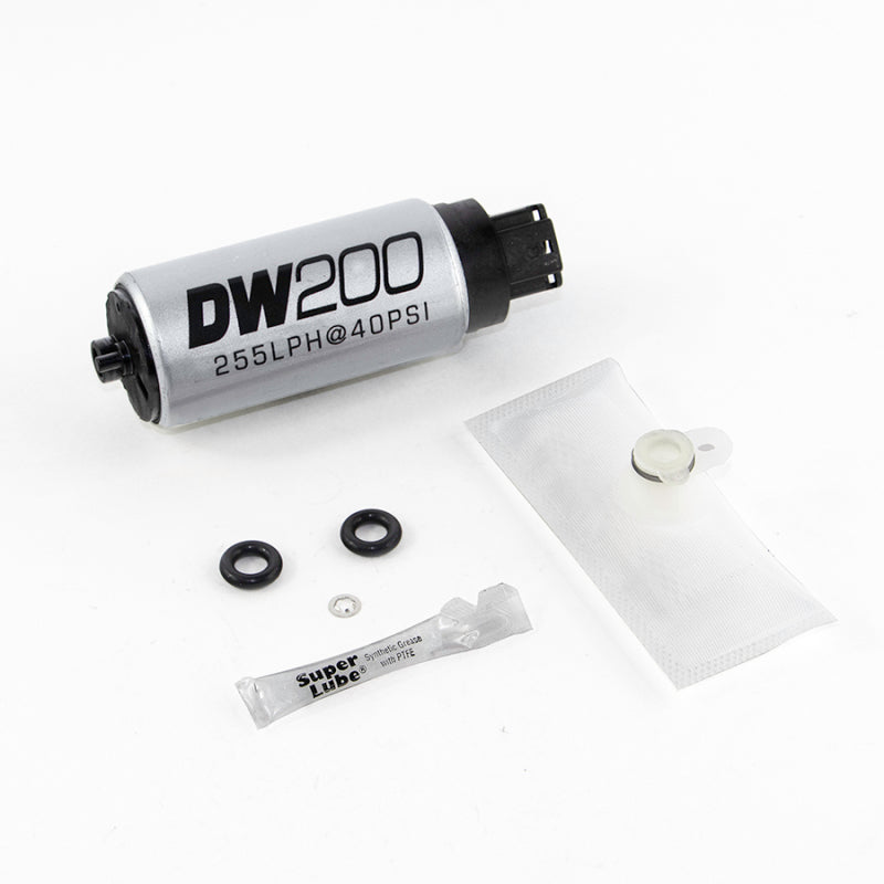 DeatschWerks 255 LPH in-tank fuel pump with installation kit for Hyundai Genesis Coupe 08+ and Kia Forte 10-13.