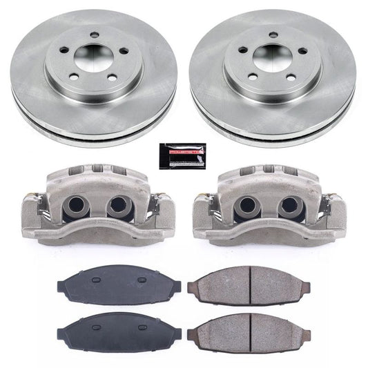PowerStop OE front brake calipers for 2003-2004 Mercury Marauder, auto specialty kit with calipers visible in the image