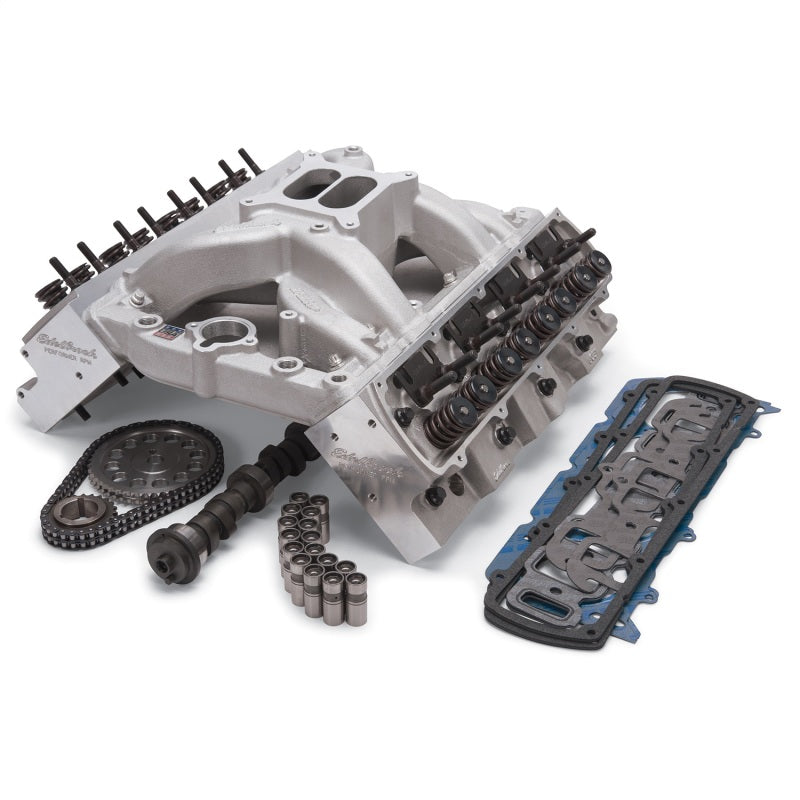 Edelbrock Performer RPM Big Block V8 cylinder heads for Oldsmobile 1965-1976 400-500 engine, high-performance engine heads.