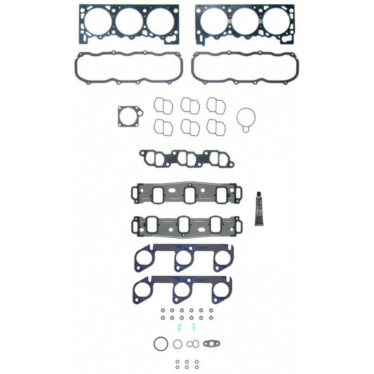 Fel-Pro Ford Ranger HST 9081 PT-1 PermaTorque engine cylinder head gasket set, showing the gasket components and packaging.