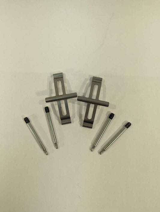 Alcon Jeep Wrangler JL brake pad retainer pin kit for rear brake hardware, includes hardware components for secure brake installation.