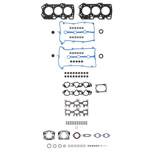 Fel-Pro Mazda Millenia HS 9921 PT PermaTorque engine cylinder head gasket set showing multiple gaskets and components.