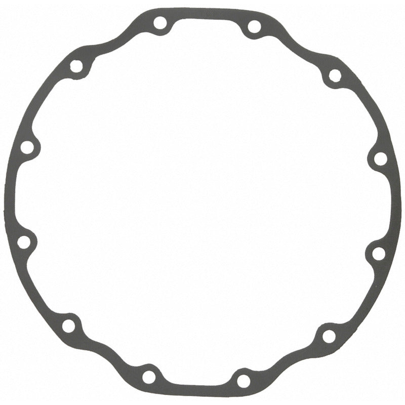 Fel-Pro RDS 55008 axle housing cover gasket with irregular shape and 12 bolt holes, designed for axle assembly sealing.