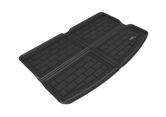3D MAXpider rubber cargo liner for Chevrolet Bolt EUV 2022, black Kagu floor mat protecting cargo area.