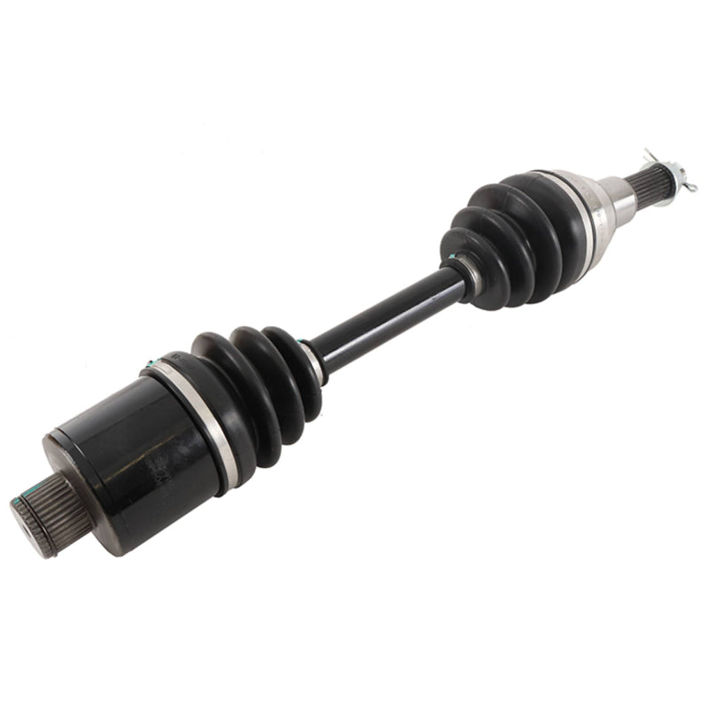 All Balls Racing Polaris axle control arm with metal components and mounting points, designed for ATV or off-road vehicles.