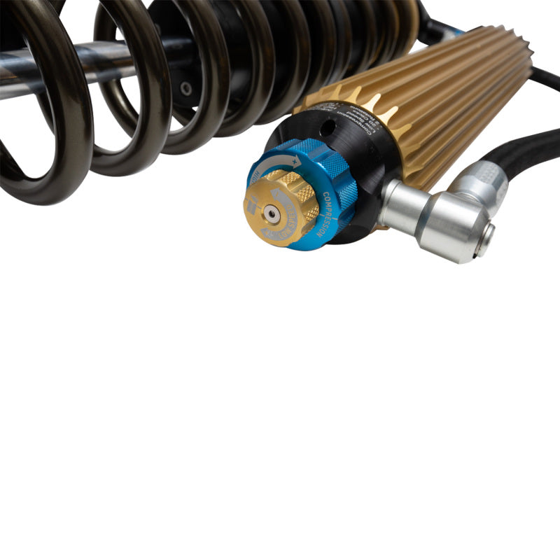 Bilstein rear coilover shock and coil spring assembly for Polaris RZR XP 4 1000 Black Hawk Powersports vehicle.