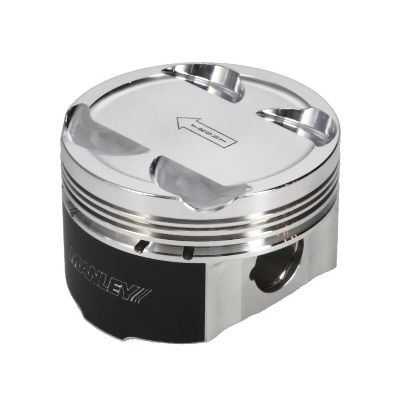 Manley Performance forged piston set for Toyota Supra 2JZGTE, 86mm bore, 9:1 compression, includes pistons and rings.