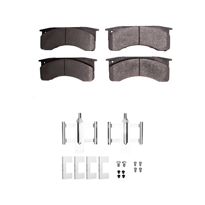 R1 Concepts R1 91-24 Blue Bird Bus TC1000 ceramic brake pads and hardware kit, front and rear OE replacement for bus brake system