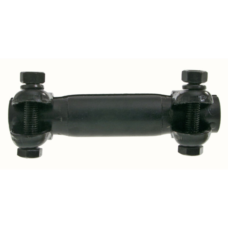 Moog 1972 Fargo D100 pickup tie rod inner right adjusting sleeve, automotive part with metal components and threaded end.