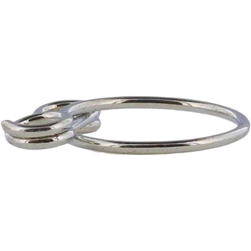 Set of four All Balls Racing hose clamps, 8.3mm size, designed for secure hose connections in automotive or motorcycle applications.