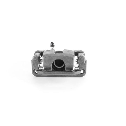 PowerStop rear left OE brake caliper for Nissan Rogue 2008-2013 with mounting bracket, designed for reliable vehicle braking.