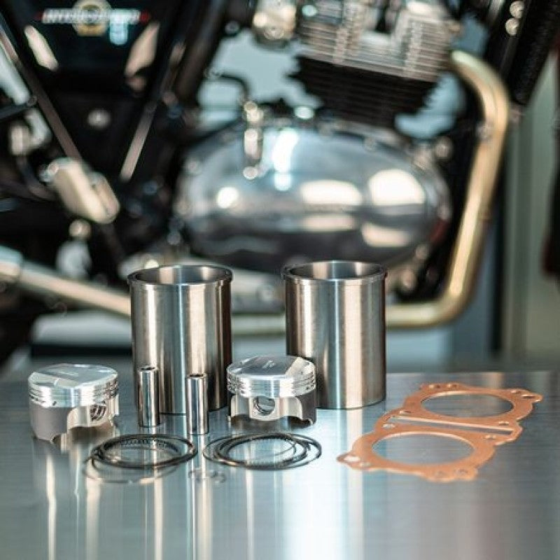 S&S Cycle Royal Enfield 650 Twins 865cc Big Bore Kit piston set for Powersports motorcycle engine.