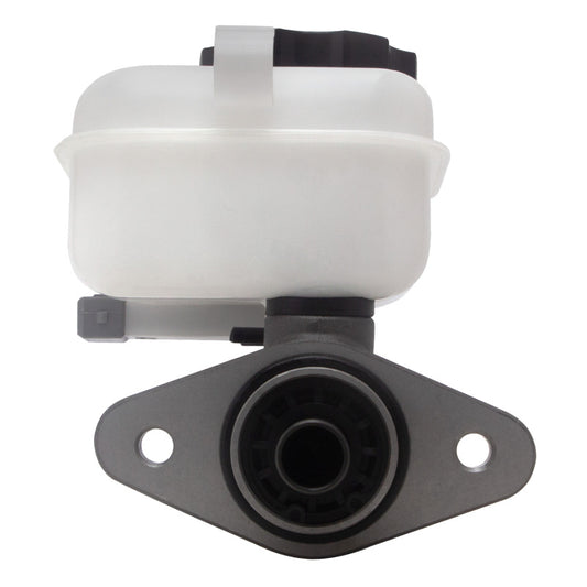 DFC brake master cylinder for Pontiac G8 2008-2009, automotive part with metal body and brake fluid inlet ports.