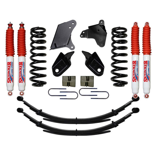 Skyjacker 6-inch lift kit for 1980-1996 Ford F150 2WD with 4H70 transmission, showing the lifted truck with enhanced ground clearance.