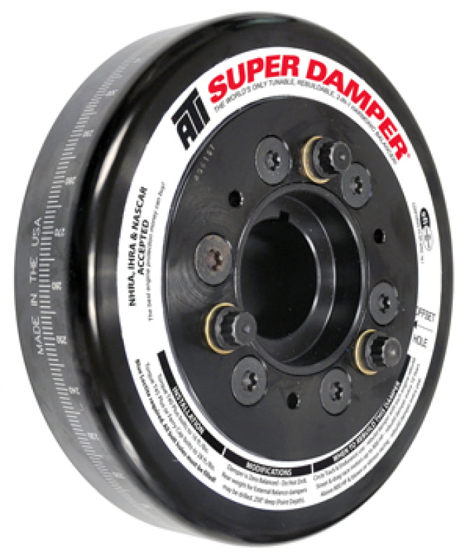 ATI Damper - 6.325in - Alum - Chevy SB / 90 Deg V6 - Pont 4 Cyl - 2 Ring