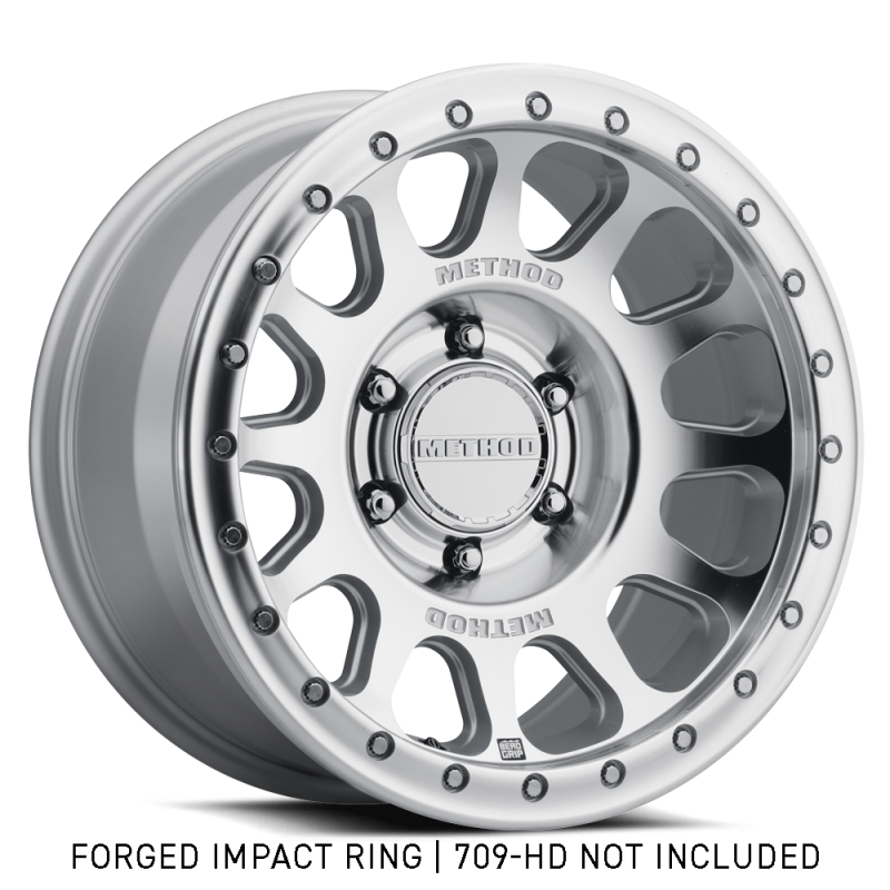 Method Beadlock Ring for 17-inch forged wheels, Style 1, machined finish, wheel accessory from Method Wheels.
