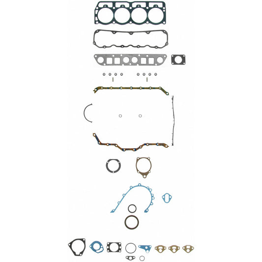 Fel-Pro Jeep Wrangler engine gasket set FS 9196 PT-1 with multiple gaskets for engine sealing, shown in the image.