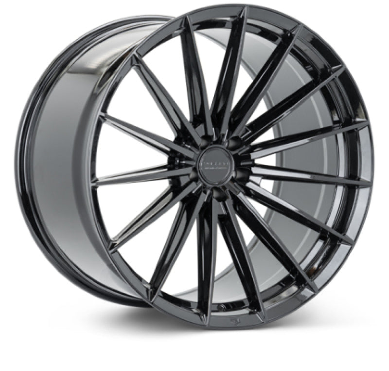 Vossen HFX-4 forged 23x10.5 gloss black wheels with super deep dish, ET15 offset, 5x120 bolt pattern, 66.56 hub bore.