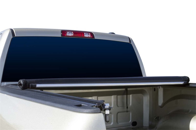 Access Vanish roll-up truck bed cover on Chevy/GMC S-10 Sonoma crew cab with 4ft 5in bed, exterior truck bed accessory.
