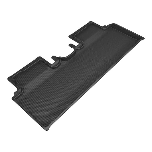 Black 3D MAXpider rubber floor mat for Hyundai Ioniq Kagu 2nd row, 2023+ model, with textured surface and custom fit