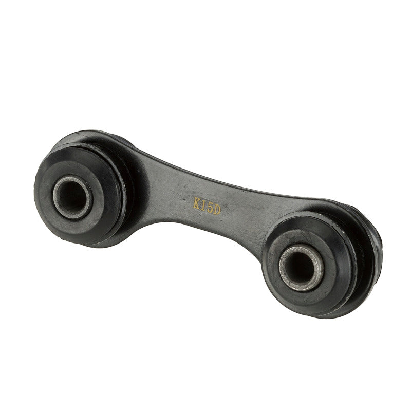 Moog Chevrolet Malibu rear sway bar endlinks kit, showing metal components and mounting points for suspension stability.