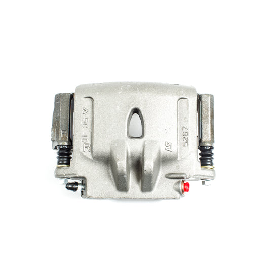 PowerStop OE front right brake caliper with bracket for 2002-2005 Ford Thunderbird, showcasing the automotive brake component.