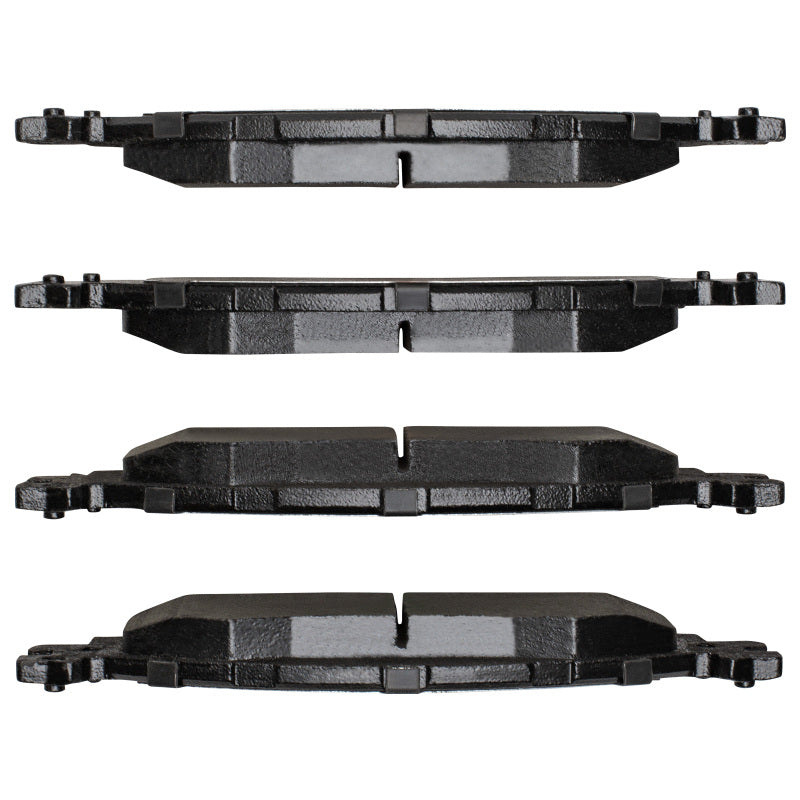 R1 Concepts OE ceramic brake pads for 2009-2019 Ford Taurus front brakes, excluding SHO, shown in the image.