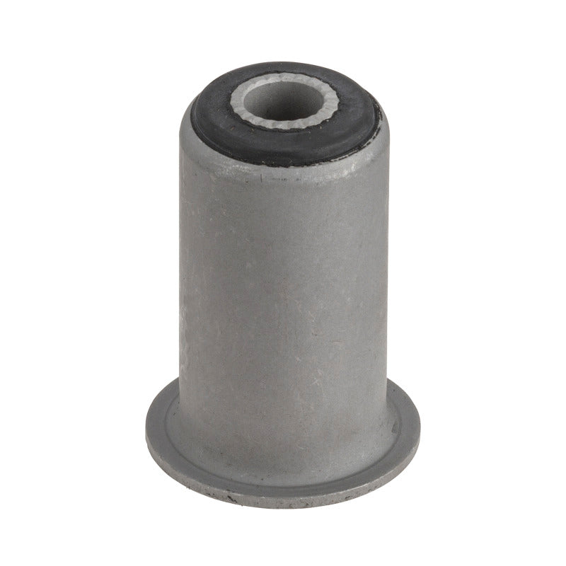 Moog front lower leaf spring bushing for Isuzu Hombre 1996-2000, showing the rubber bushing component for suspension repair.