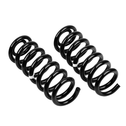 Old Man Emu ARB OME medium coilover rear spring for Wk2 vehicle, showing a close-up of the coil spring's textured metal surface.