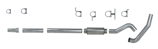 Diamond Eye Performance 5-inch Catback exhaust for 94-97 Ford 7.3L F250/F350 PowerStroke trucks, showing the stainless steel piping.