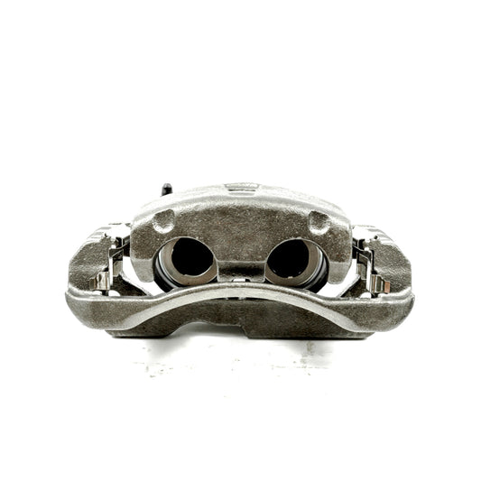PowerStop OE brake caliper with bracket for Cadillac Escalade, front left or rear right, in a close-up image.