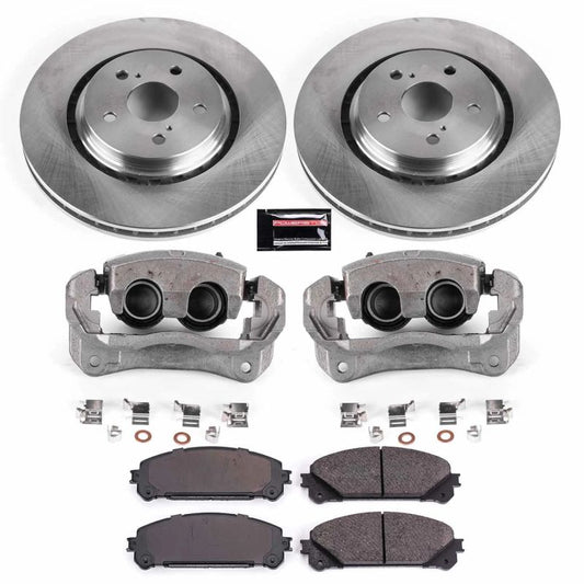 PowerStop front brake calipers for Lexus RX450h 2016-2021, OE style autospecialty kit with calipers shown in the image.