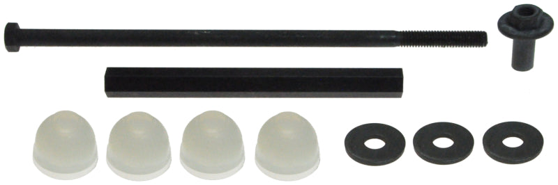 Moog Ford Taurus sway bar endlink, front or rear, with metal and rubber components for vehicle stability and suspension support.