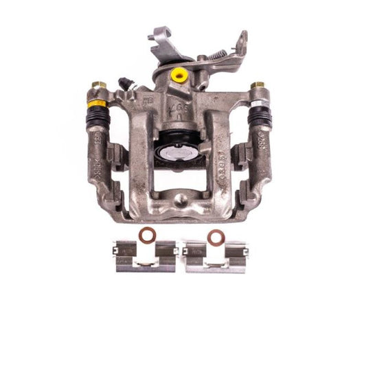 PowerStop rear left OE brake caliper with bracket for Buick Encore 2013-2017, automotive brake component, durable and reliable.