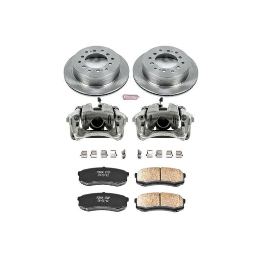PowerStop rear brake kit with calipers for Lexus GX470, OE-style brake system for reliable stopping power.