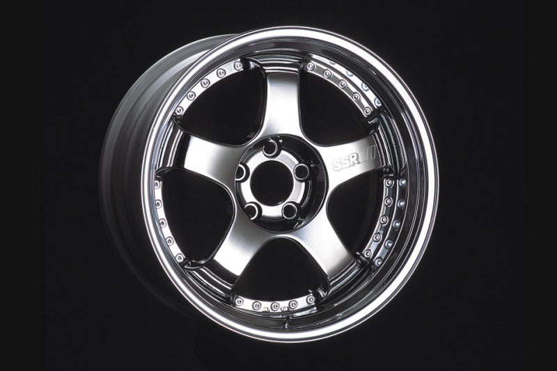 SSR SP1 Trail 17x8.5-inch forged silver wheel with -10 offset, 6x139.7 bolt pattern, shown in a natural side view.