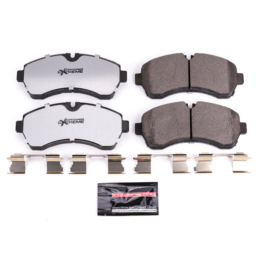PowerStop Z36 Truck & Tow brake pads for Dodge Sprinter 3500, front or rear, with hardware, designed for performance braking.