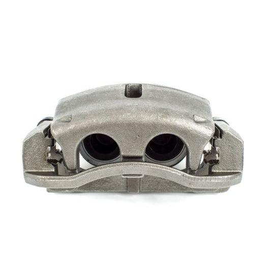 PowerStop OE front left brake caliper with bracket for Ford F-150 2004-2005, showing the caliper assembly and mounting bracket.