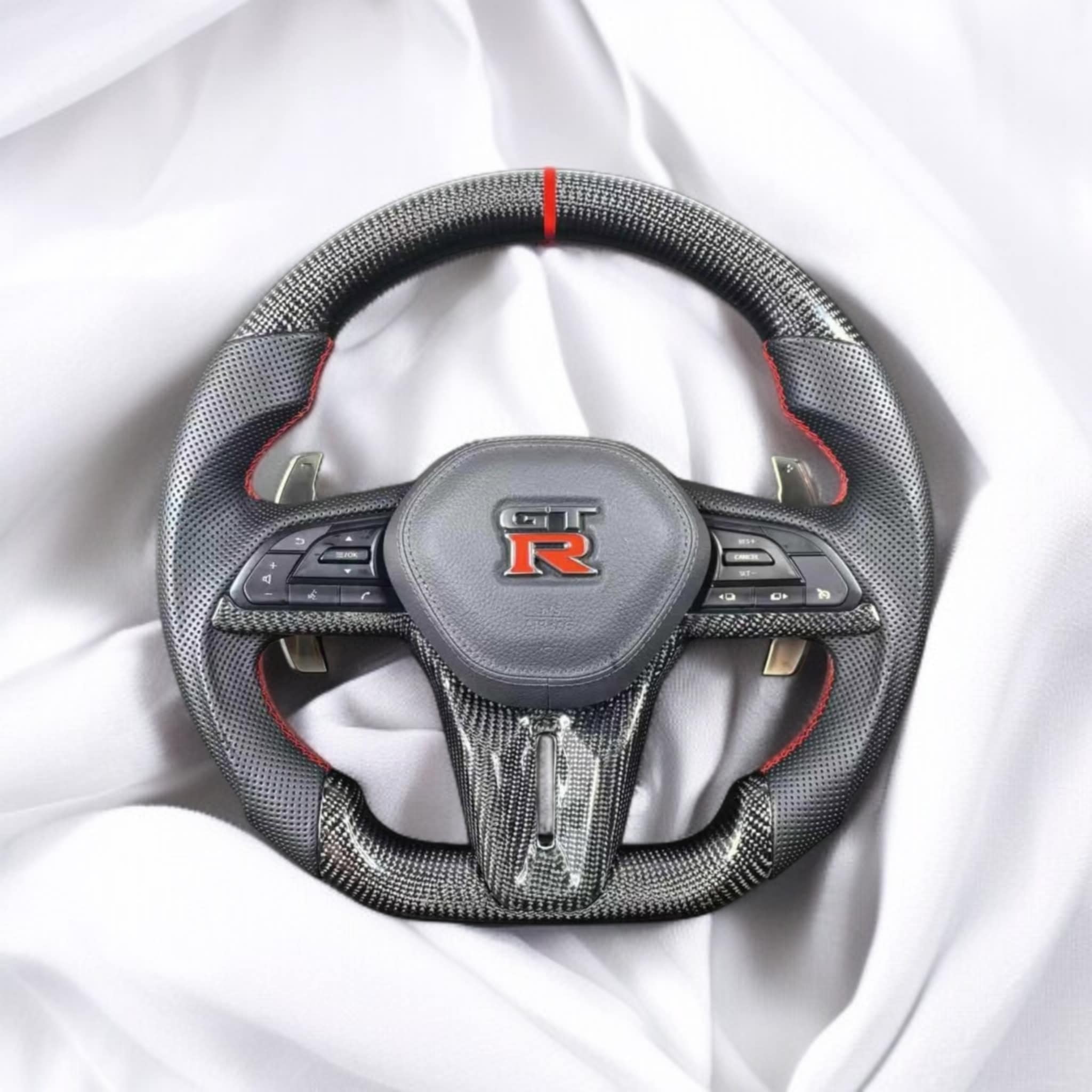 2009 - 2026 Nissan GTR Custom Carbon Fiber Steering Wheel with options