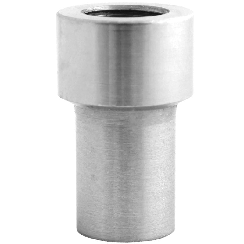 QA1 1-1/4 inch OD alloy tube adapter with smooth surface, right-hand thread, 3/4-16, .120 inch wall for suspension arms