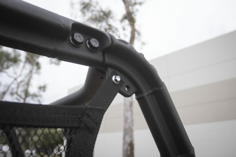 Pair of PRP Seats mesh window nets for Can-Am Maverick Sport and Trail doors, durable and breathable safety mesh.
