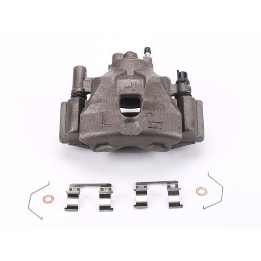 PowerStop front left OE brake caliper with bracket for Mazda 6 (2003-2005) shown in the image.