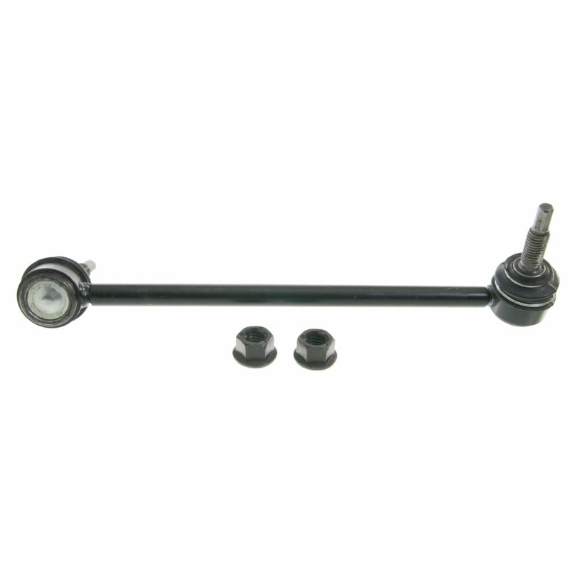 Moog front left sway bar endlink kit for Ford Taurus 1996-2007, showing the sturdy metal sway bar link with bushings.